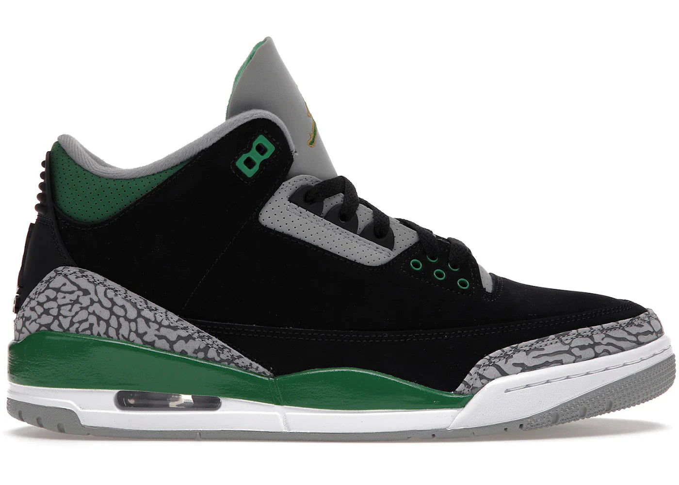 J0R DAN 3 Retro Pine Green